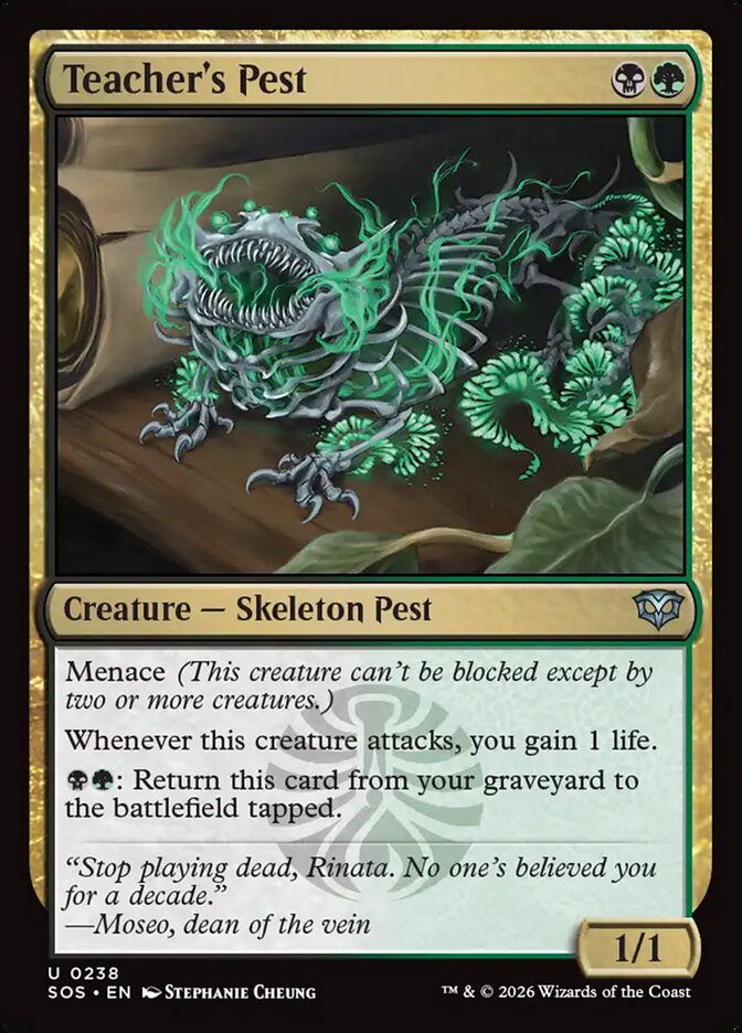 MTG - Teacher's Pest - Secrets of Strixhaven (SOS)