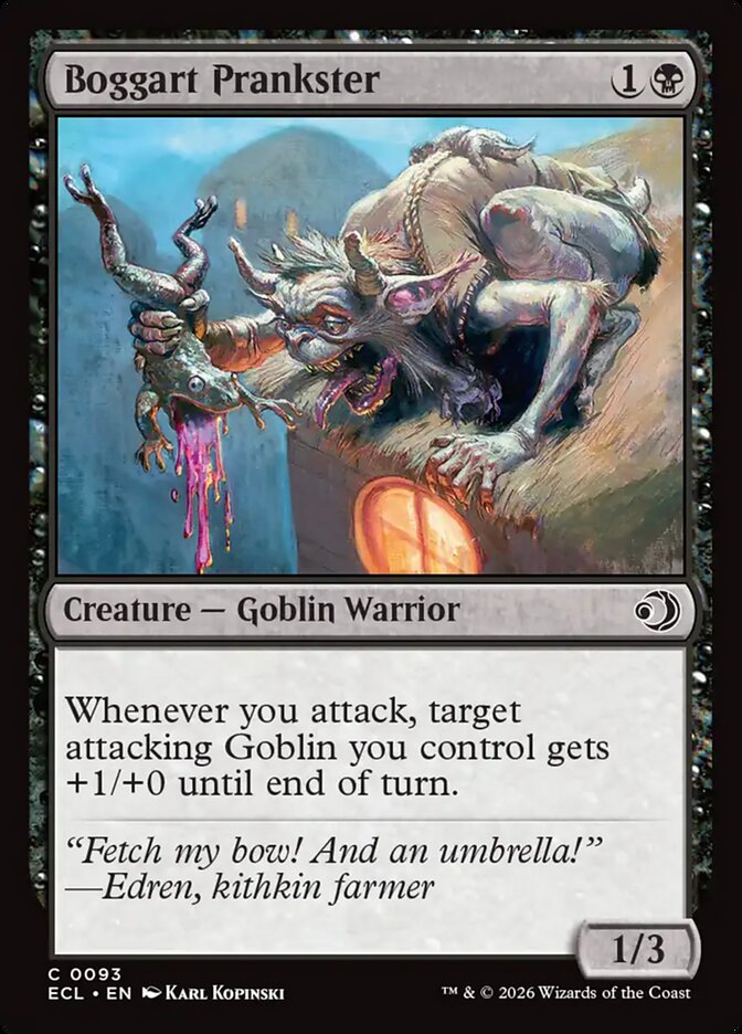 MTG - Boggart Prankster - Lorwyn Eclipsed (SOS)