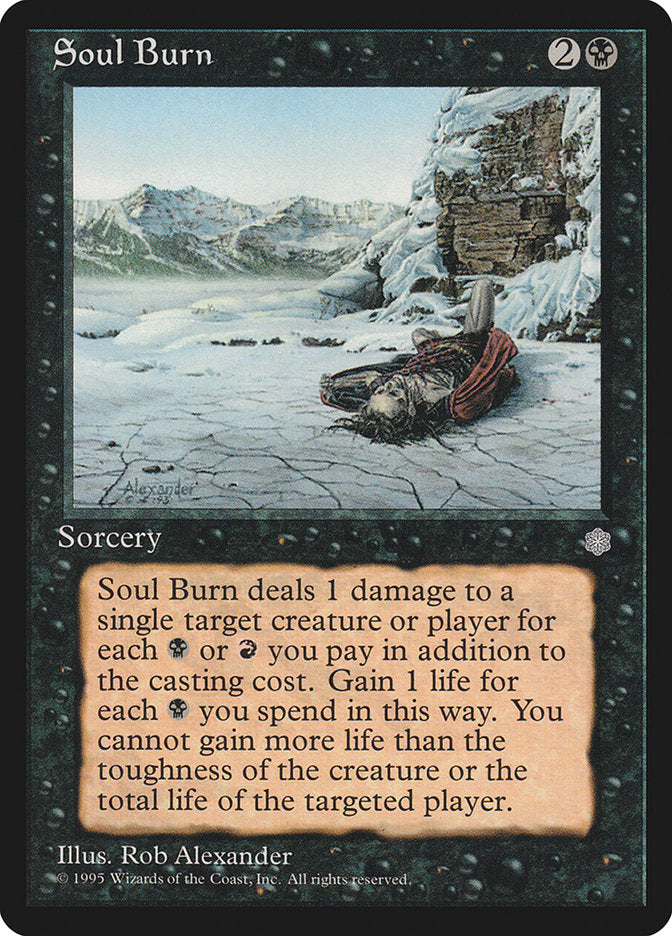 Magic: The Gathering - Soul Burn - Ice Age