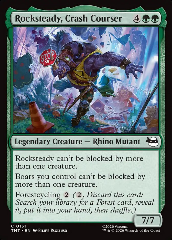 MTG - Rocksteady, Crash Courser - Teenage Mutant Ninja Turtles (SOS)