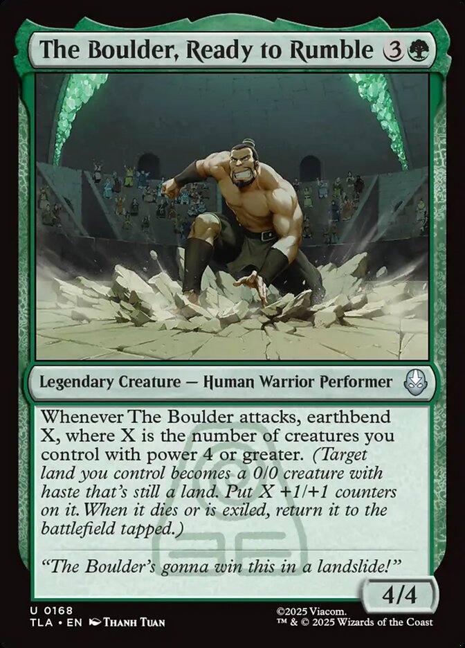 Magic: The Gathering - The Boulder, Ready to Rumble - Avatar: The Last Airbender