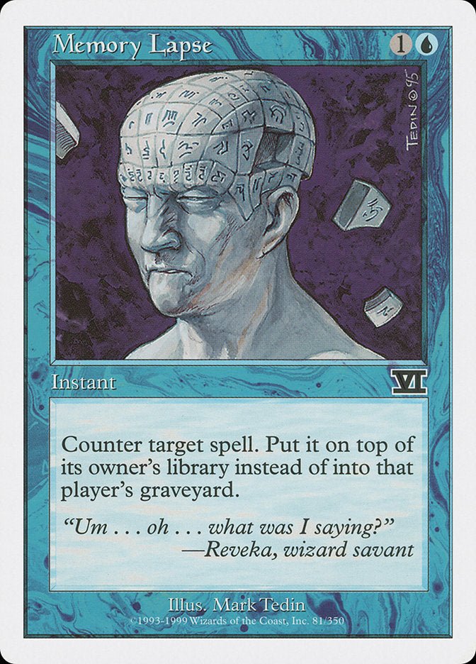 Magic: The Gathering - Memory Lapse - Sixth Edition