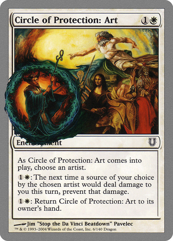 MTG - Circle of Protection: Art - Unhinged (SOS)