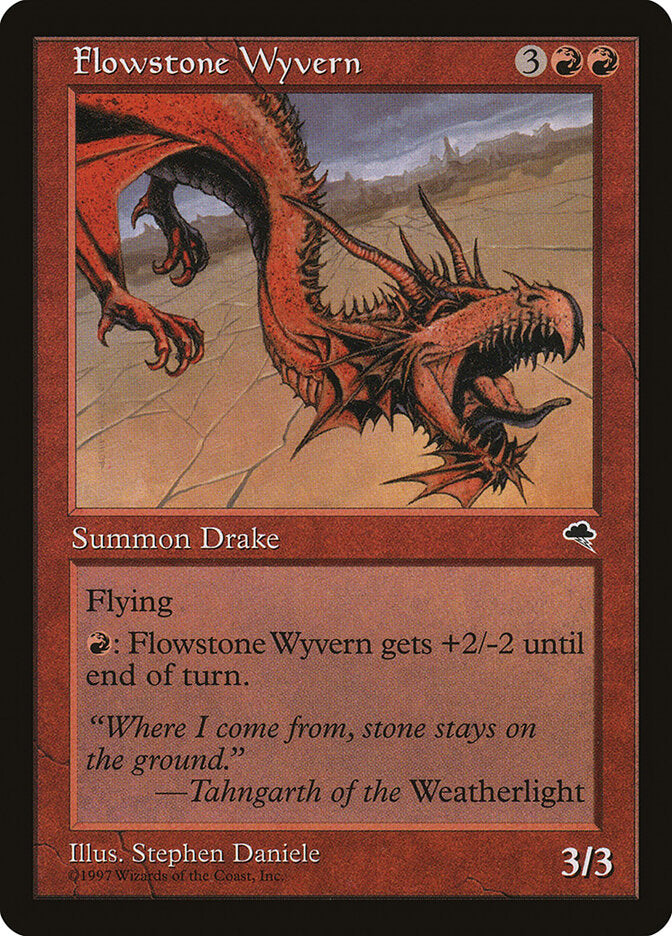 Magic: The Gathering - Flowstone Wyvern - Tempest