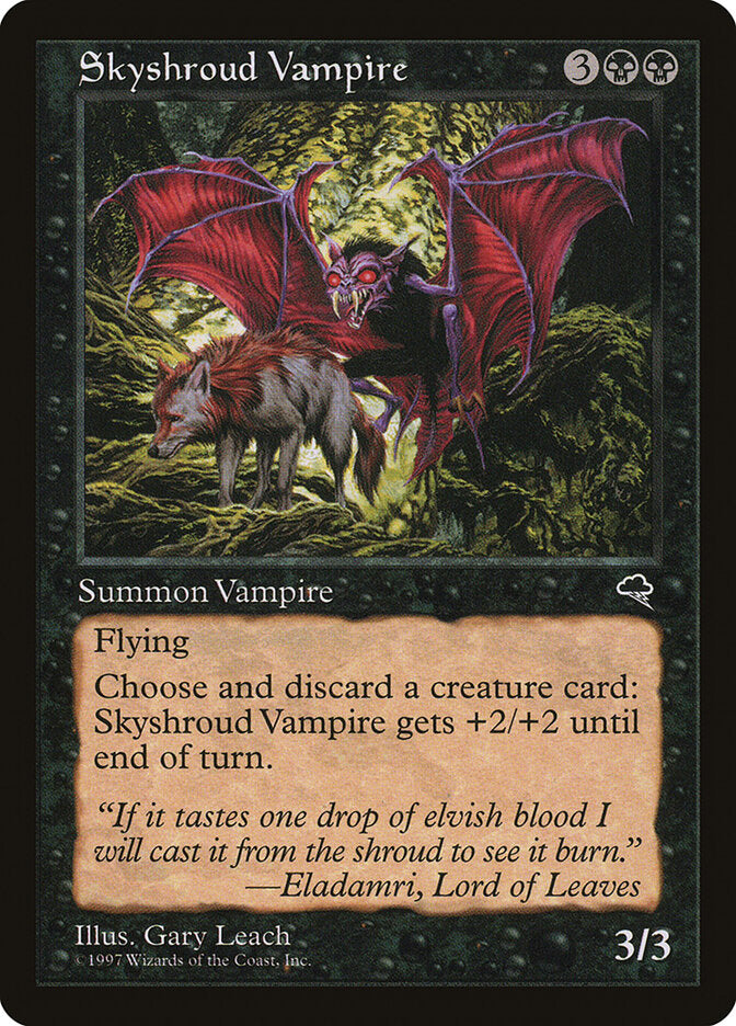Magic: The Gathering - Skyshroud Vampire - Tempest