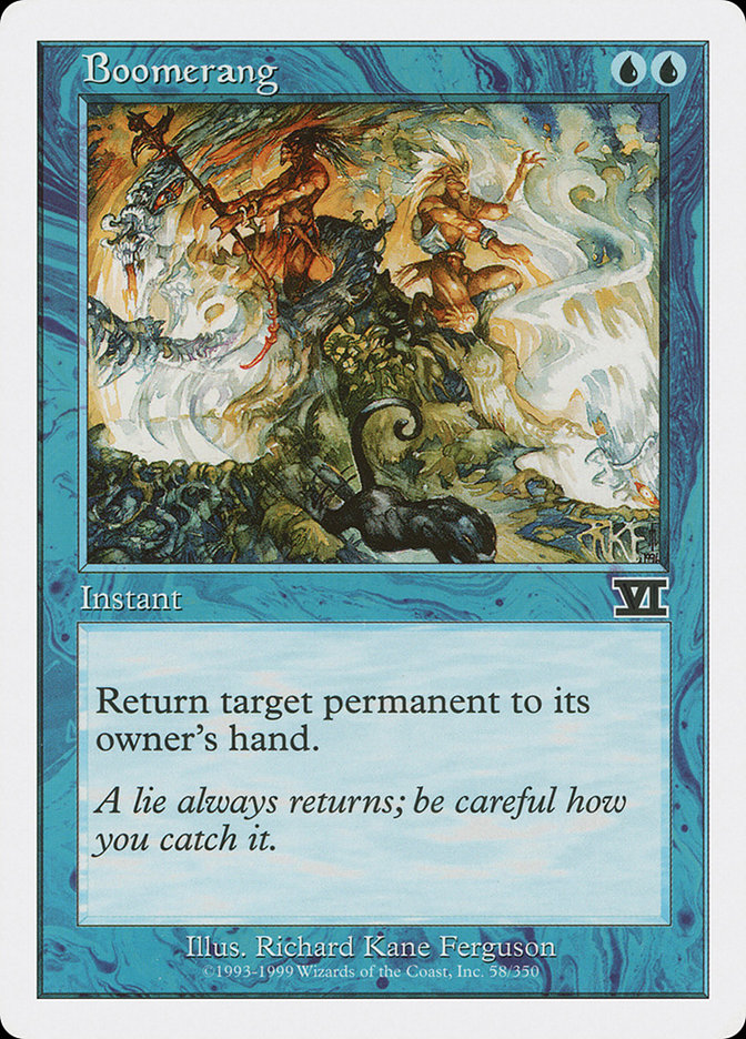 Magic: The Gathering - Boomerang - Sixth Edition