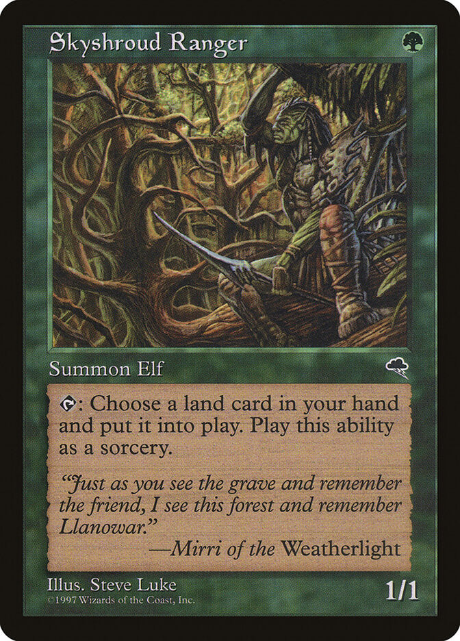 Magic: The Gathering - Skyshroud Ranger - Tempest