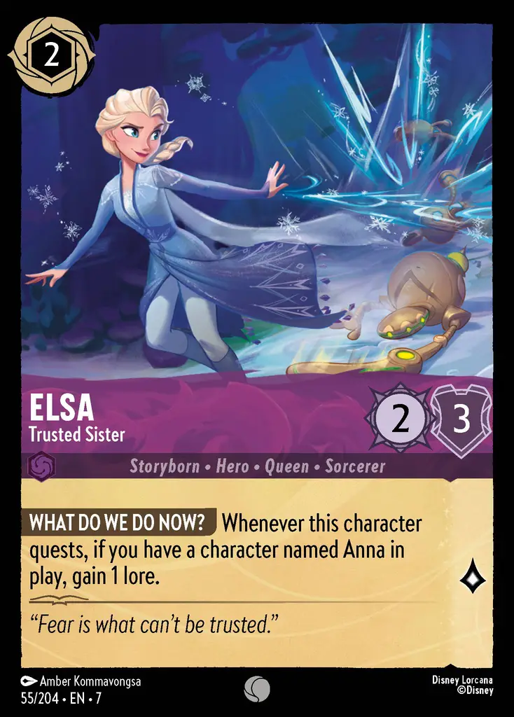 Lorcana - Elsa - Trusted Sister - Archazia's Island