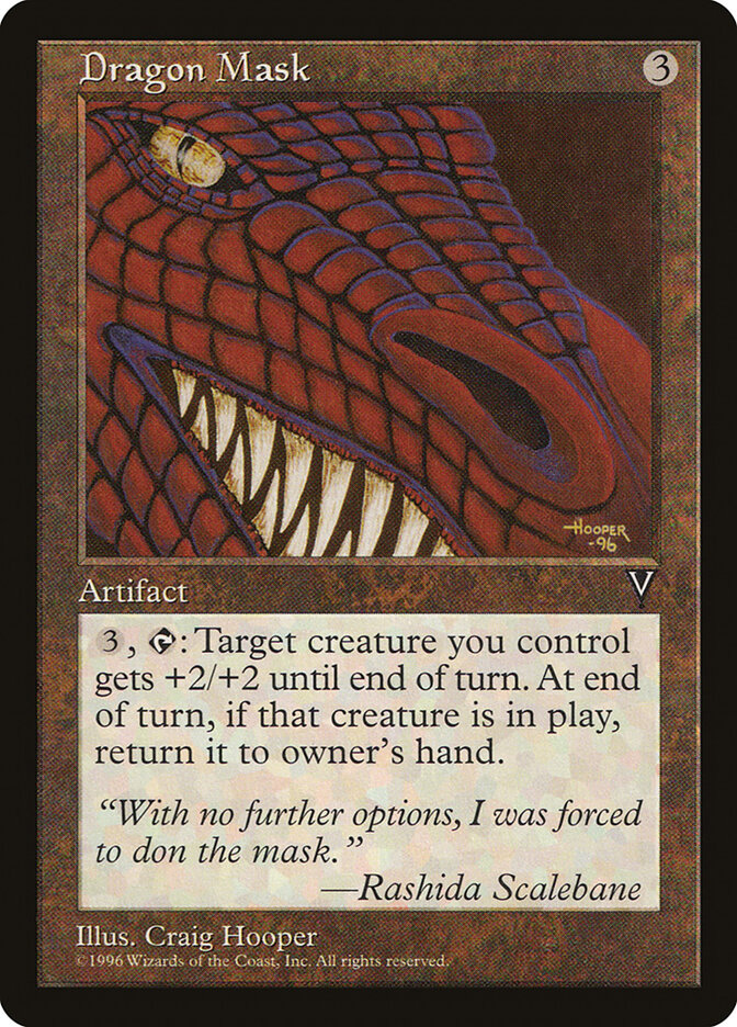Magic: The Gathering - Dragon Mask - Visions