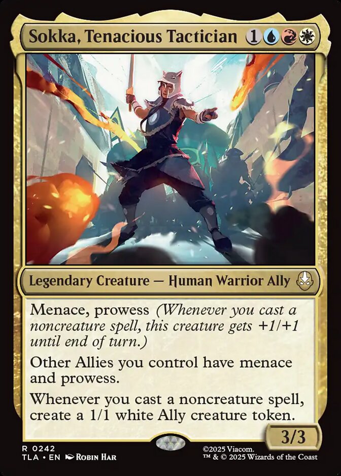 Magic: The Gathering - Sokka, Tenacious Tactician - Avatar: The Last Airbender