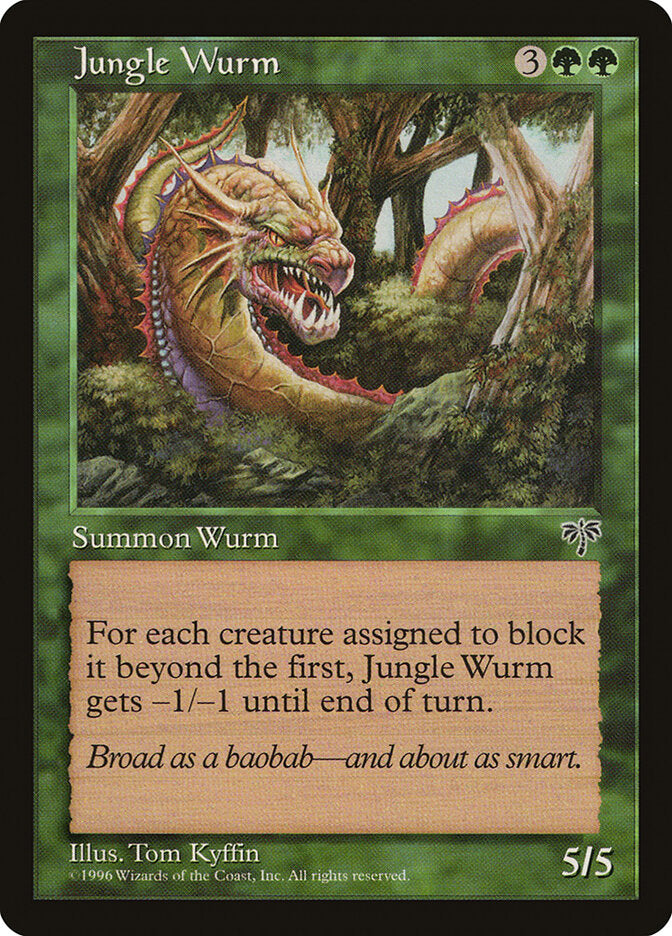 Magic: The Gathering - Jungle Wurm - Mirage