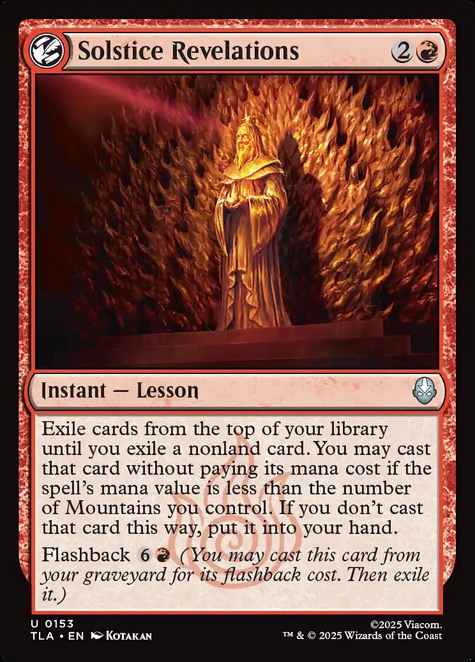 Magic: The Gathering - Solstice Revelations - Avatar: The Last Airbender