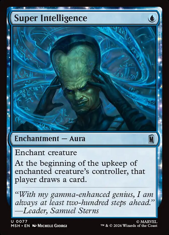 Magic: The Gathering - Super Intelligence - Marvel Super Heroes