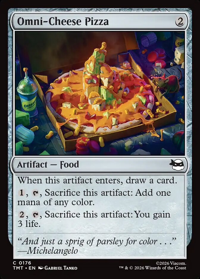 MTG - Omni-Cheese Pizza - Teenage Mutant Ninja Turtles (SOS)