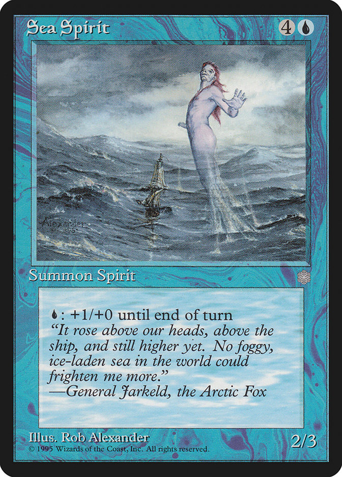 Magic: The Gathering - Sea Spirit - Ice Age