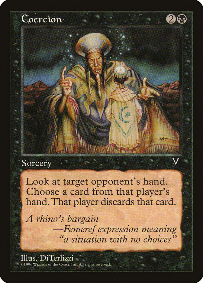 Magic: The Gathering - Coercion - Visions