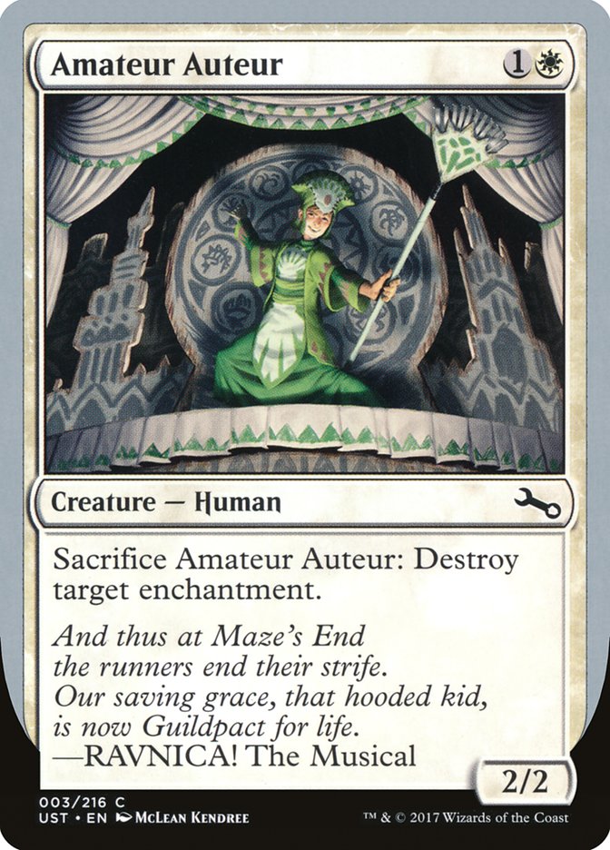 MTG - Amateur Auteur - Unstable (SOS)