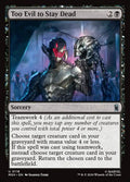 Magic: The Gathering - Too Evil to Stay Dead - Marvel Super Heroes