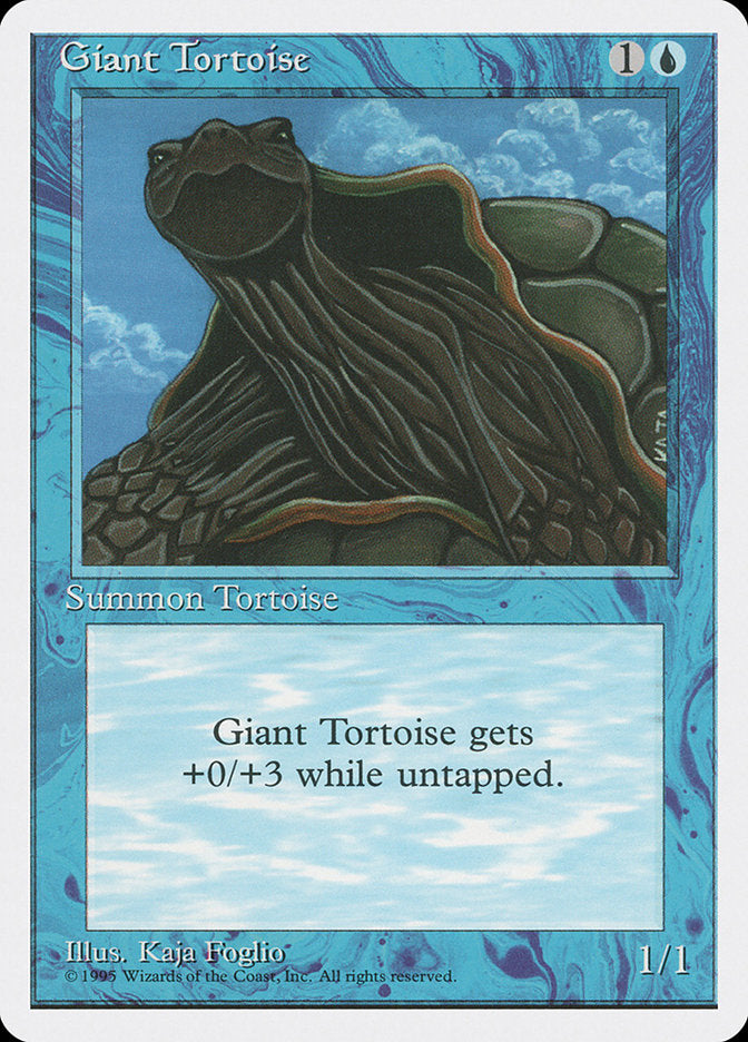 Magic: The Gathering - Giant Tortoise - Fourth Edition