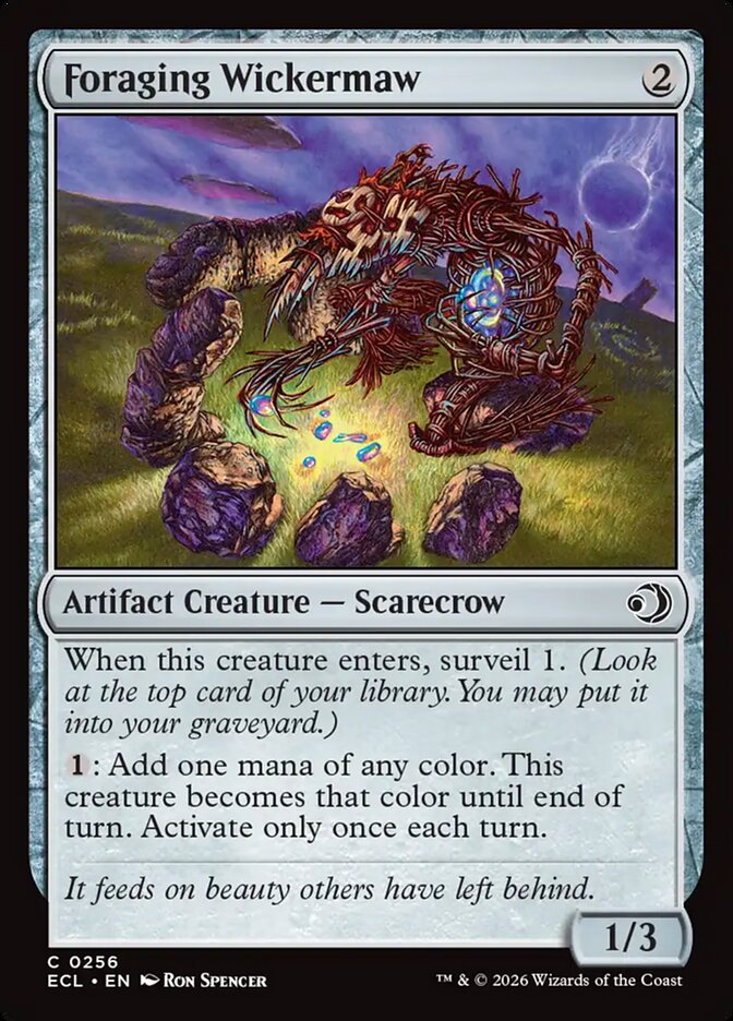 MTG - Foraging Wickermaw - Lorwyn Eclipsed (SOS)