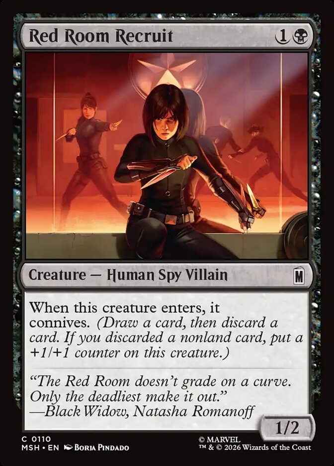 Magic: The Gathering - Red Room Recruit - Marvel Super Heroes
