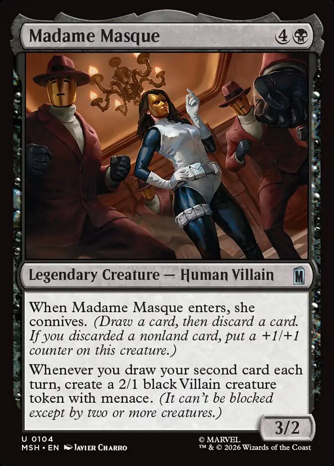 Magic: The Gathering - Madame Masque - Marvel Super Heroes