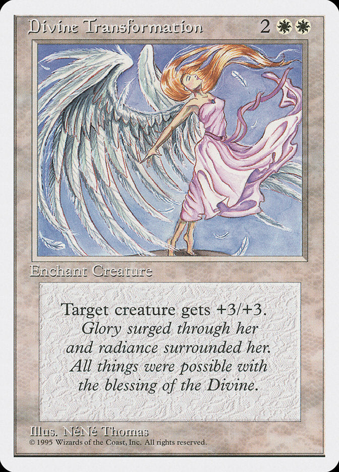 Magic: The Gathering - Divine Transformation - Fourth Edition