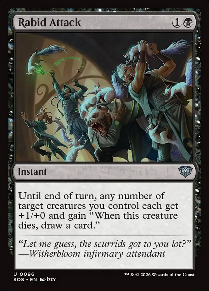 MTG - Rabid Attack - Secrets of Strixhaven (SOS)