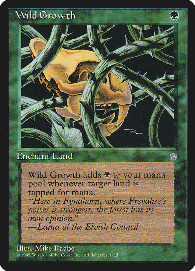 Magic: The Gathering - Wild Growth - Ice Age