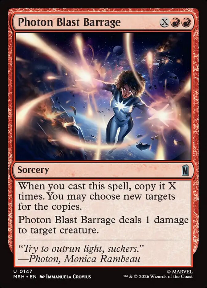 Magic: The Gathering - Photon Blast Barrage - Marvel Super Heroes