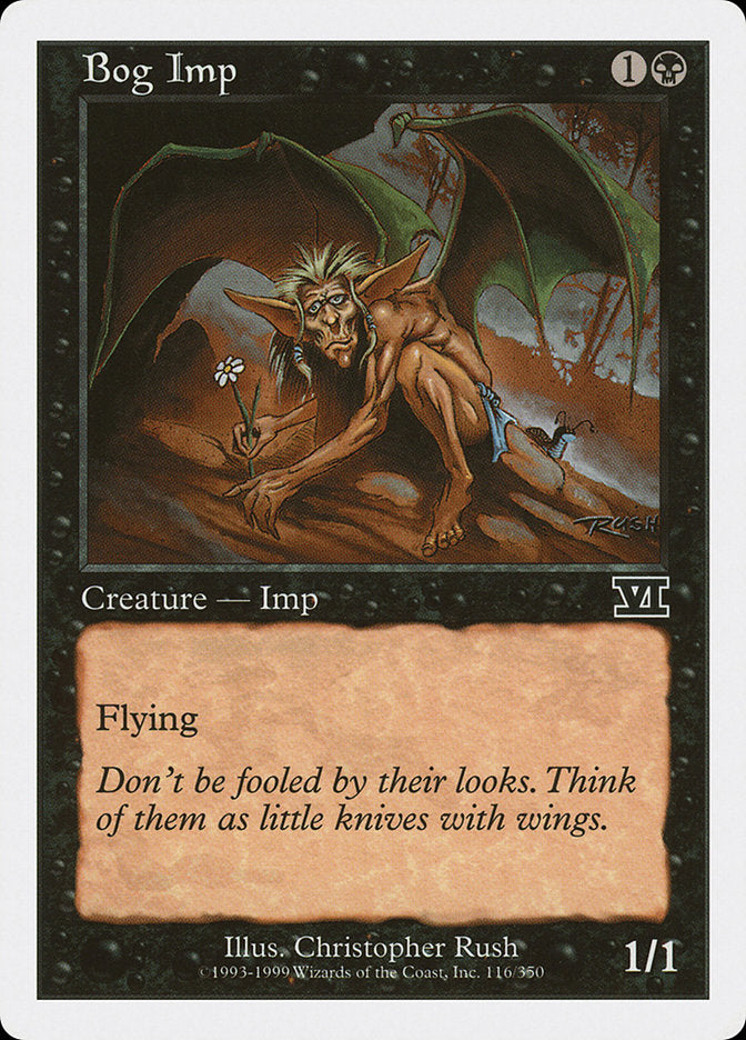 Magic: The Gathering - Bog Imp - Sixth Edition