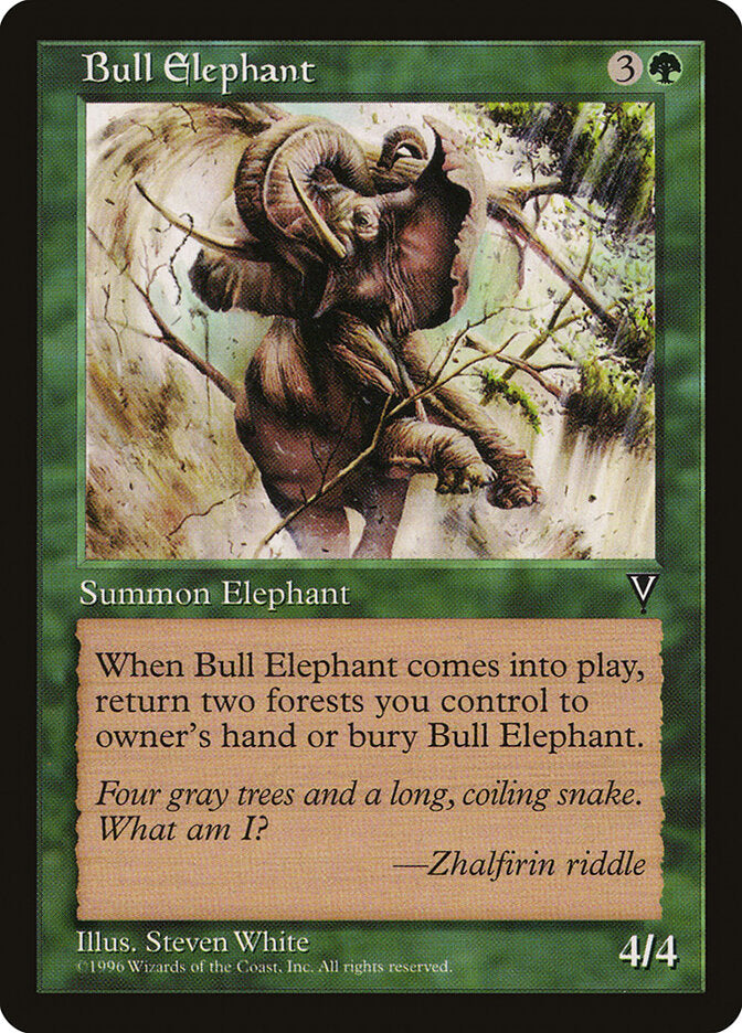Magic: The Gathering - Bull Elephant - Visions