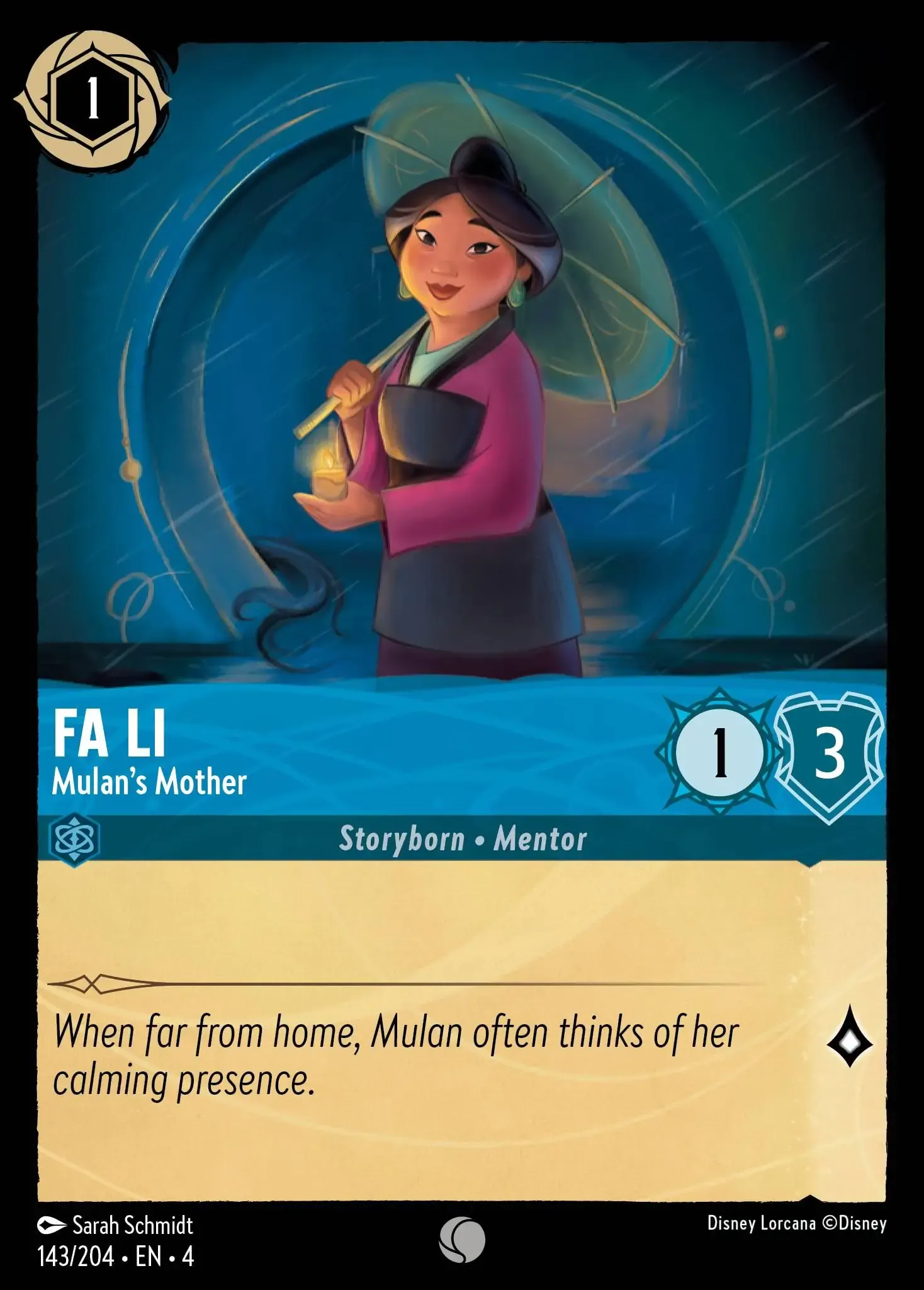Lorcana - Fa Li - Mulan's Mother - Ursula's Return
