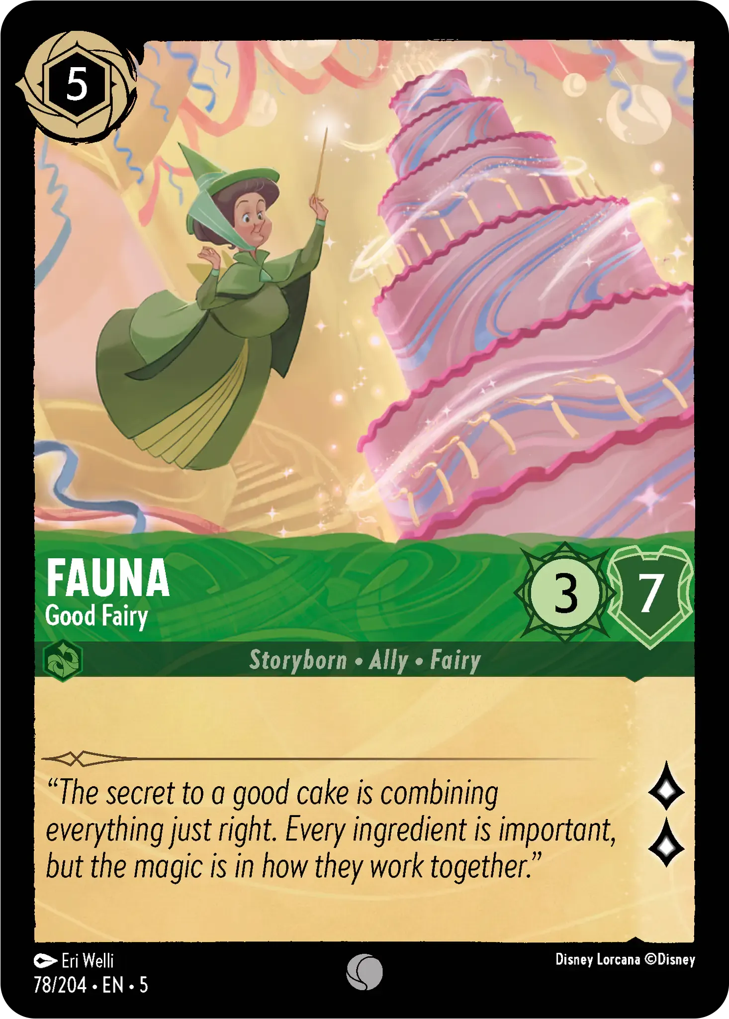 Lorcana - Fauna - Good Fairy - Shimmering Skies