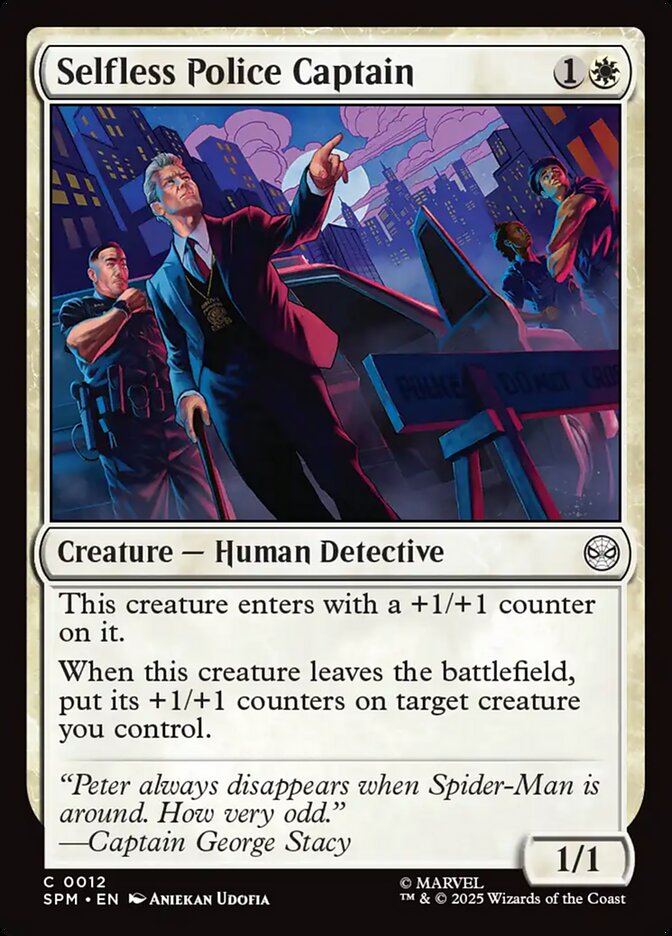 MTG - Selfless Police Captain - Marvel's Spider-Man (SOS)