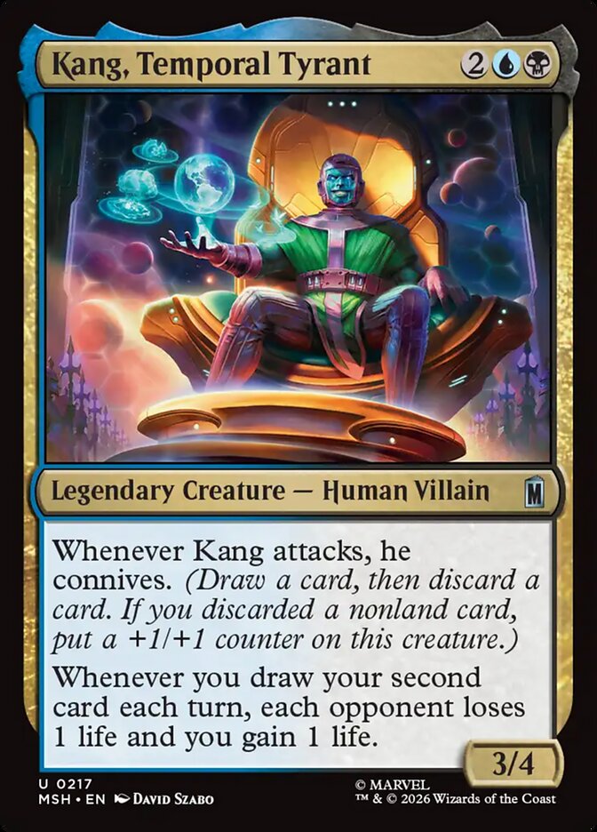 Magic: The Gathering - Kang, Temporal Tyrant - Marvel Super Heroes