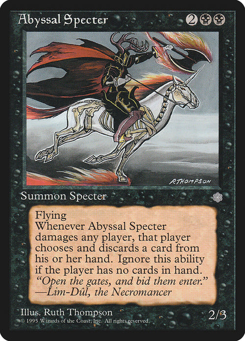 Magic: The Gathering - Abyssal Specter - Ice Age