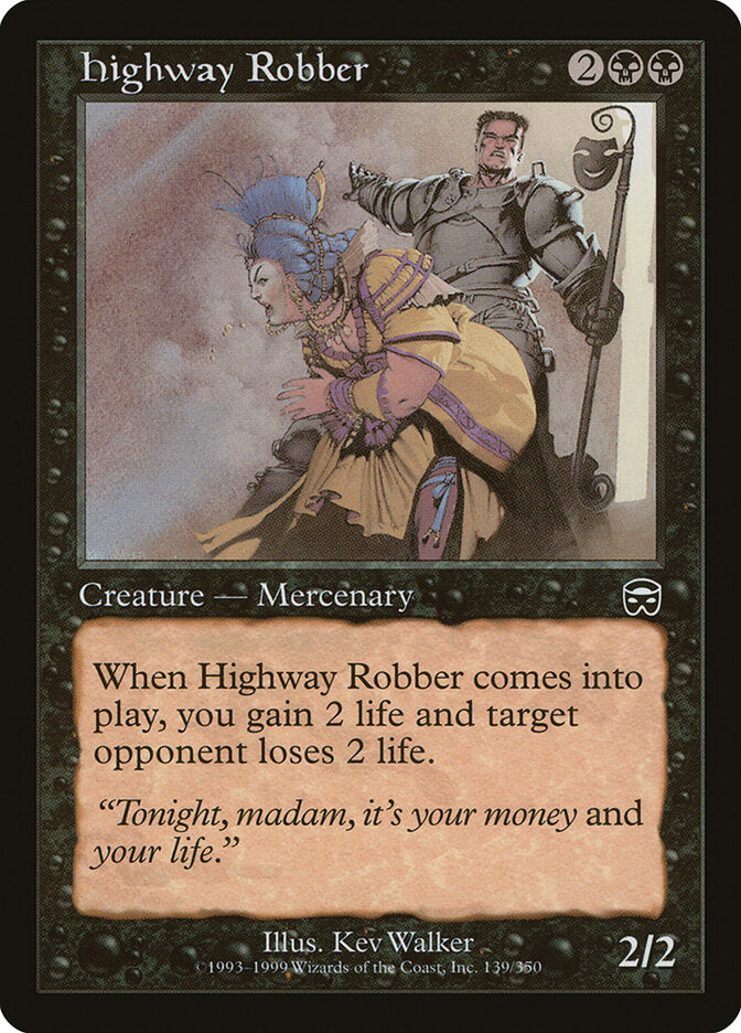Magic: The Gathering - Highway Robber - Mercadian Masques