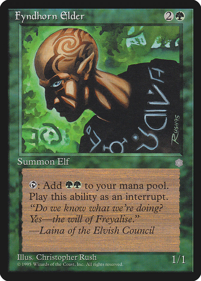 Magic: The Gathering - Fyndhorn Elder - Ice Age