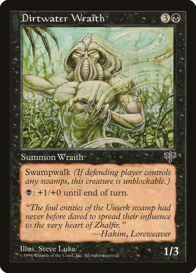Magic: The Gathering - Dirtwater Wraith - Mirage