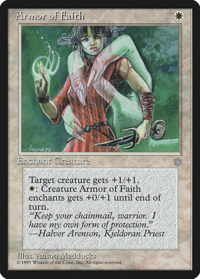 Magic: The Gathering - Armor of Faith - Ice Age