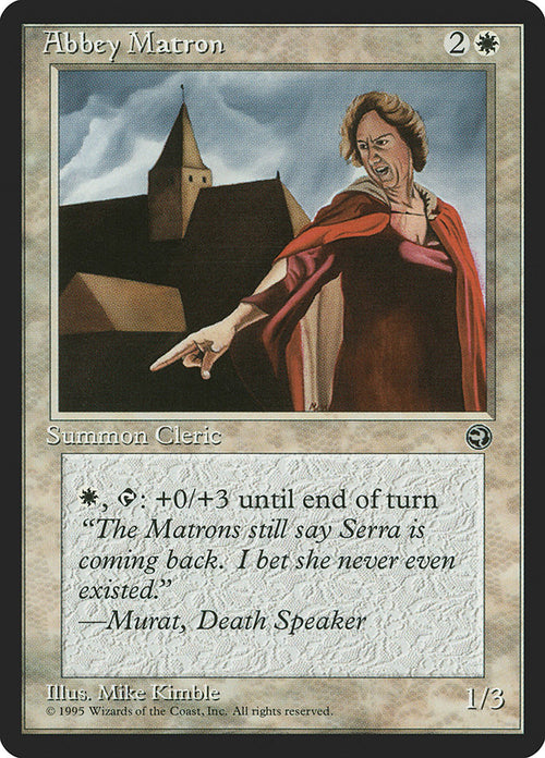Magic: The Gathering - Abbey Matron - Homelands