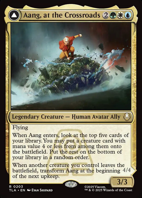 Magic: The Gathering - Aang, at the Crossroads // Aang, Destined Savior - Avatar: The Last Airbender