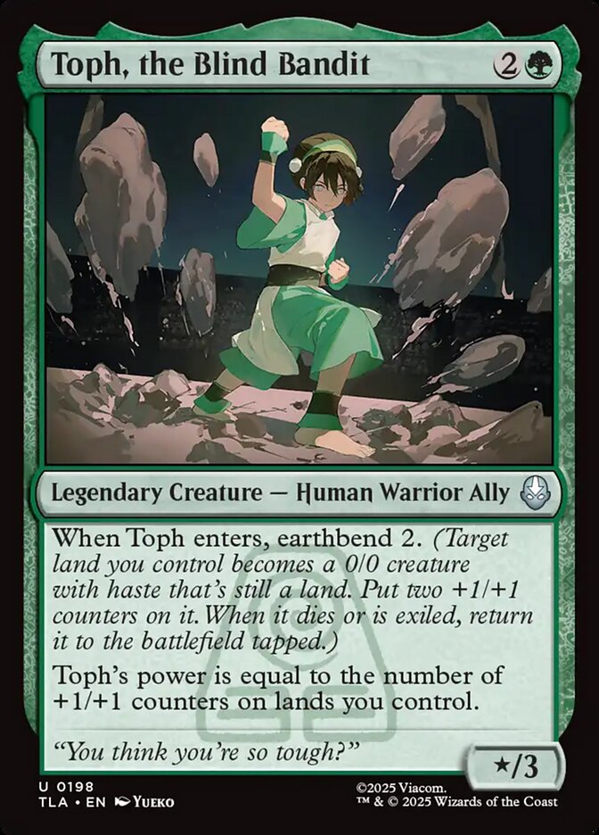 Magic: The Gathering - Toph, the Blind Bandit - Avatar: The Last Airbender