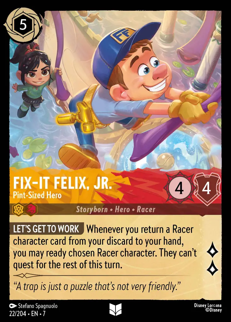 Lorcana - Fix-It Felix Jr. - Pint-Sized Hero - Archazia's Island