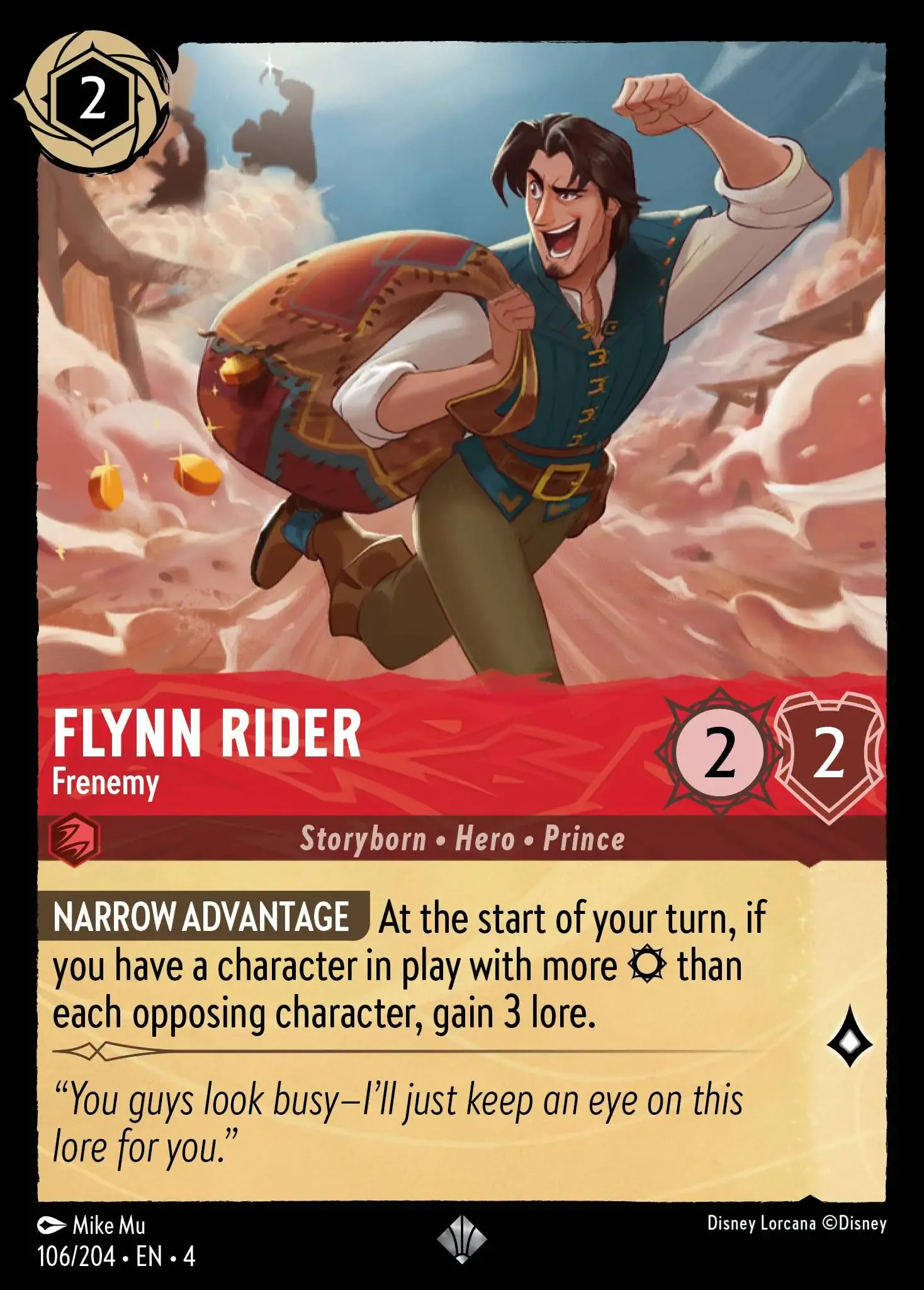 Lorcana - Flynn Rider - Frenemy - Ursula's Return