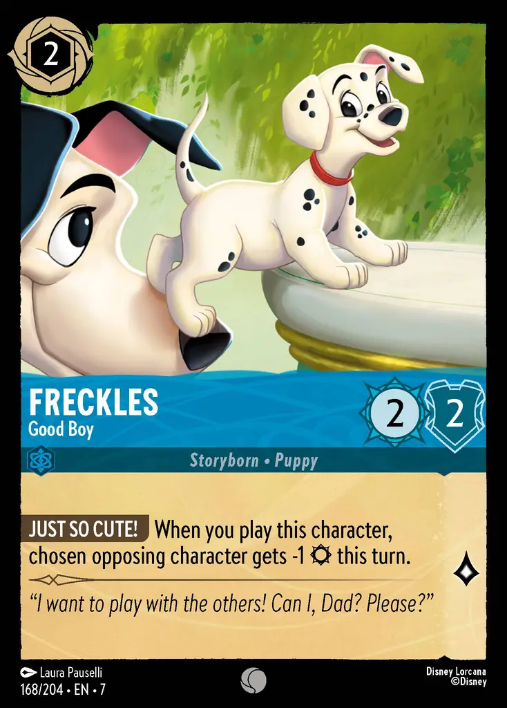 Lorcana - Freckles - Good Boy - Archazia's Island