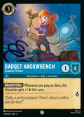 Lorcana - Gadget Hackwrench - Creative Thinker - Azurite Sea