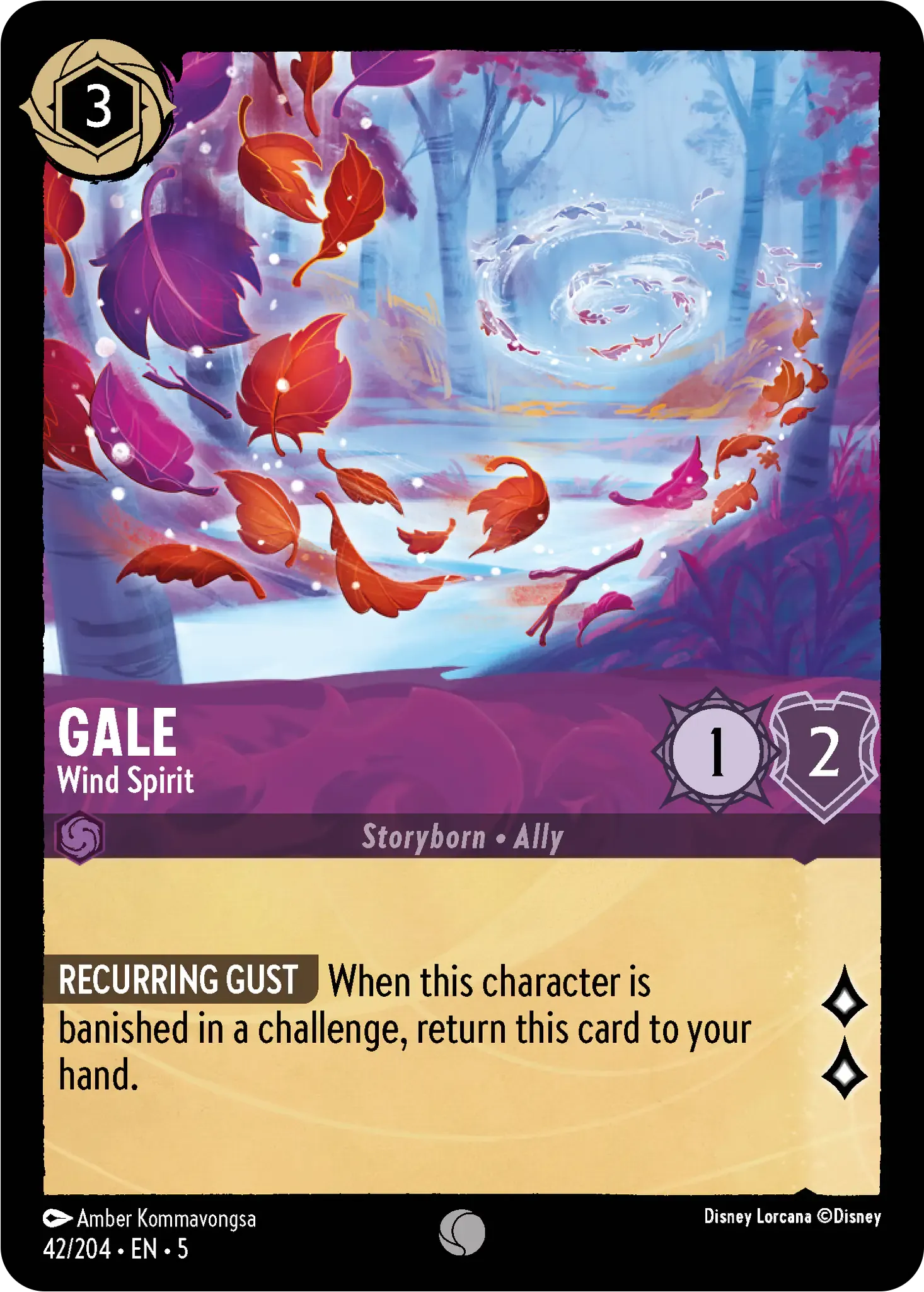 Lorcana - Gale - Wind Spirit - Shimmering Skies