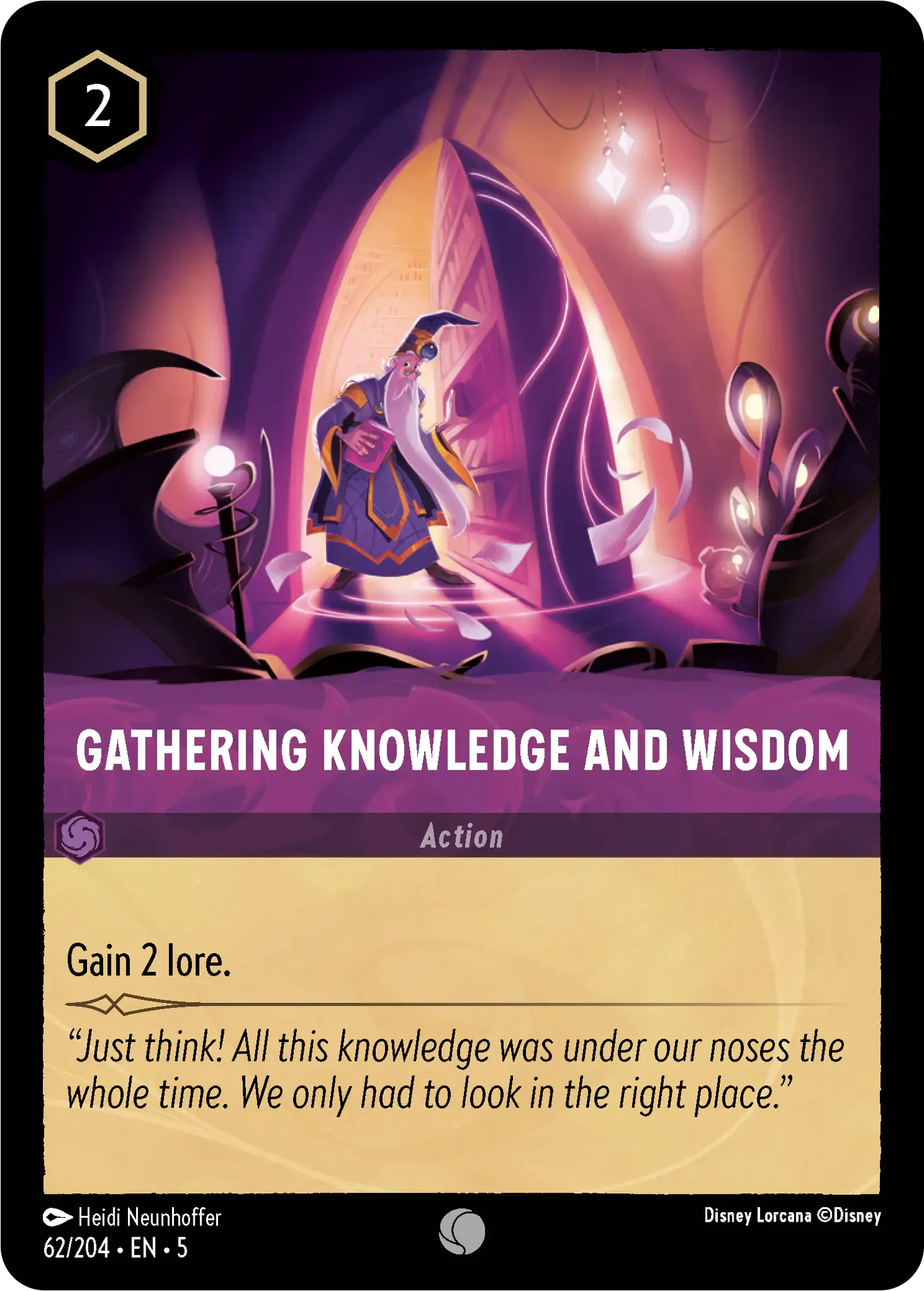 Lorcana - Gathering Knowledge And Wisdom - Shimmering Skies